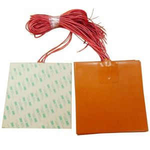 تخصيص 24V 110V مرنة سيليكون المطاط سخان السرير مع ترموستات